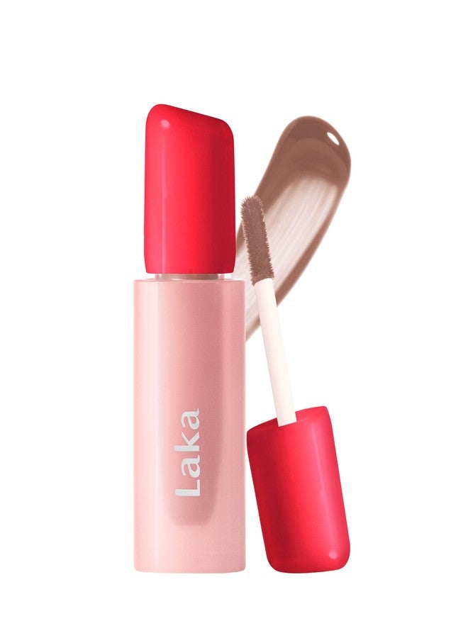 Laka Popping Balloon Lip Stain, 4.5g/0.15oz, Glossy Plumping Lip Tint, Moisturizing, Non-Sticky Texture for All-Day Hydration, Vegan, K-Beauty (#991 Hazy) - Image 1